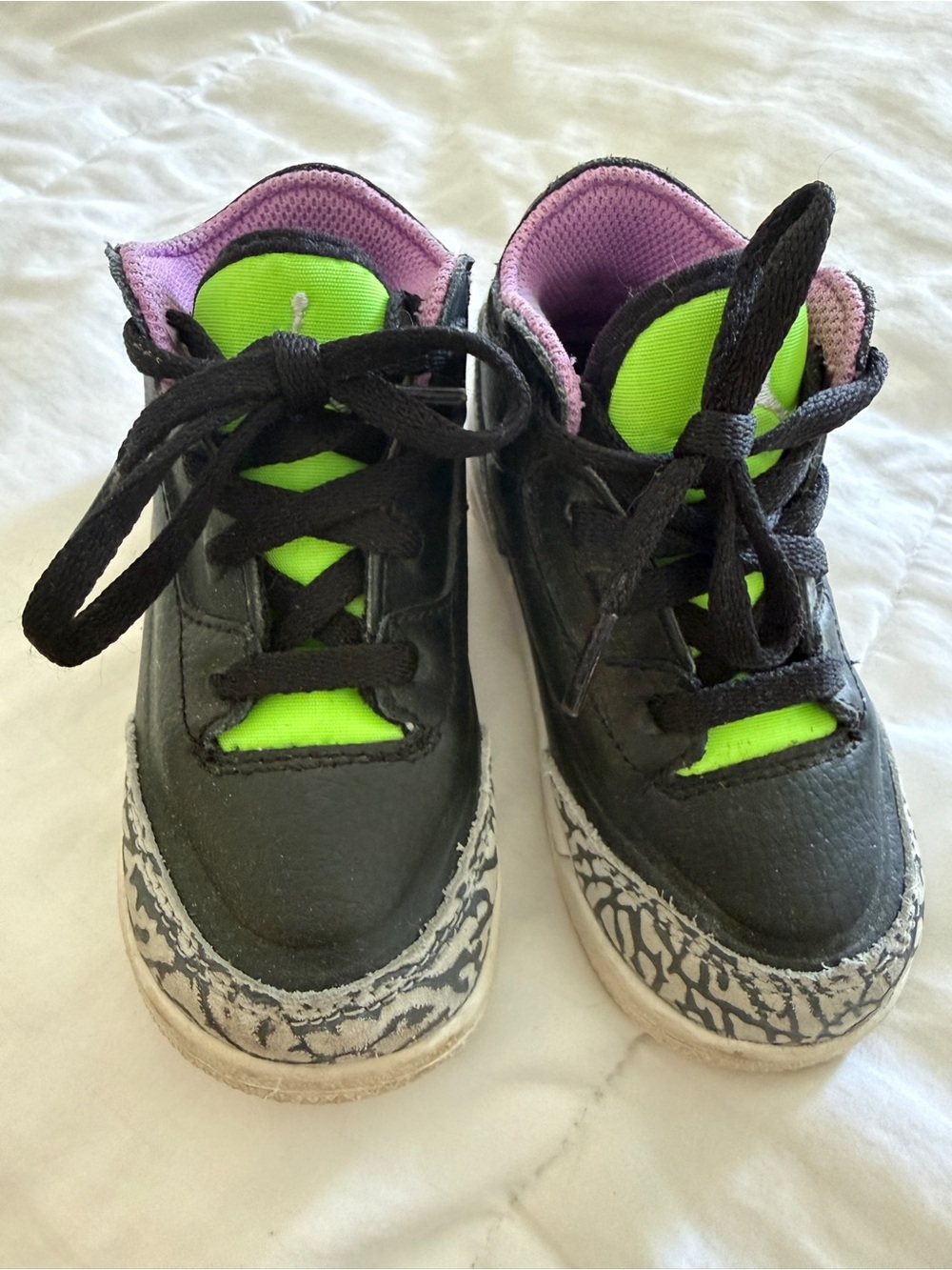 Jordan 3 Retro Electric toddler Sneakers g